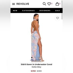 Katie May Sidrit Gown in Underwater Coral